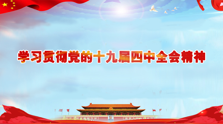 学习贯彻党的十九届四中全会精神