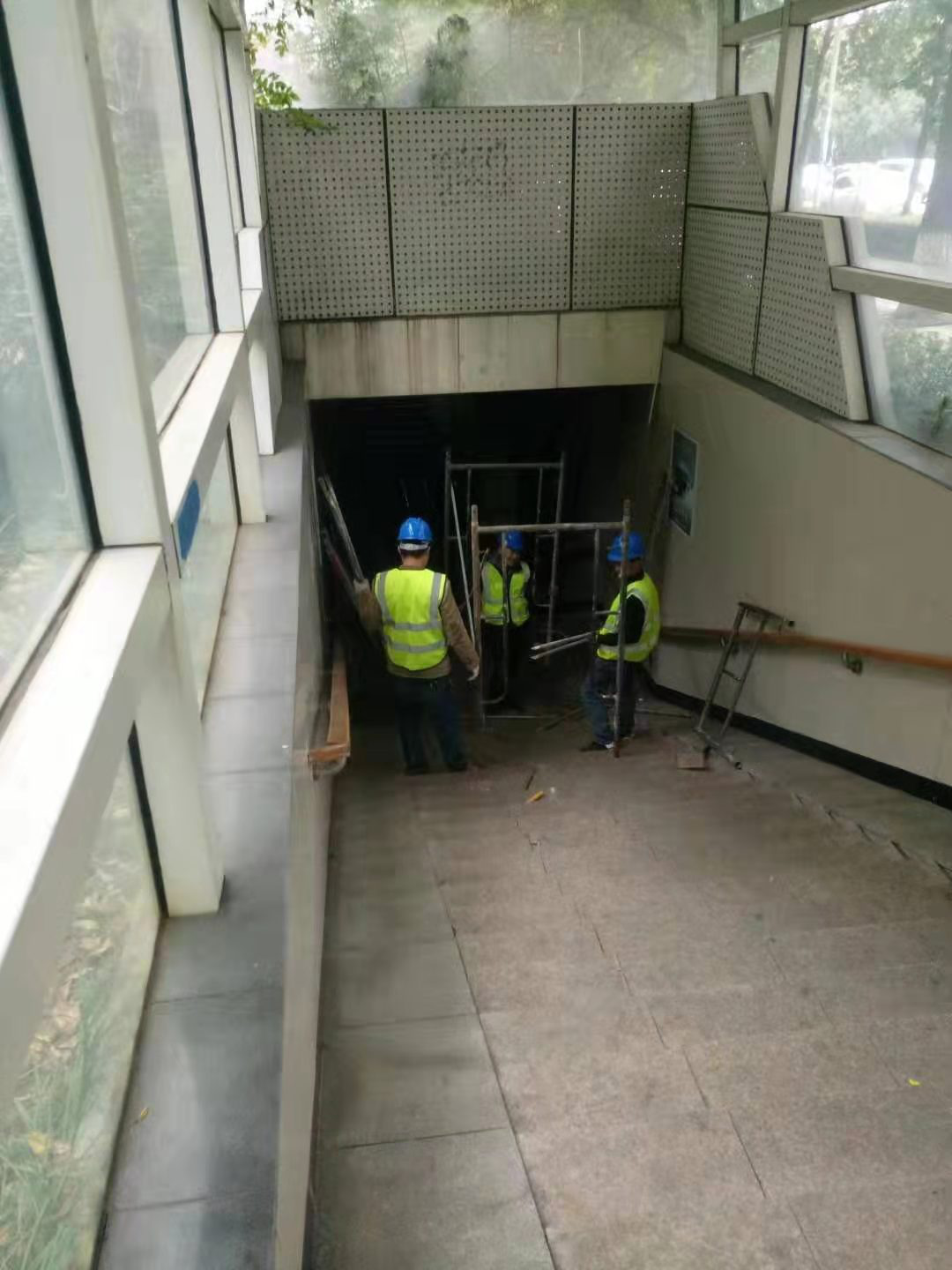 天元市政启动长江北路人行地下通道电气设备系统设备改造工程