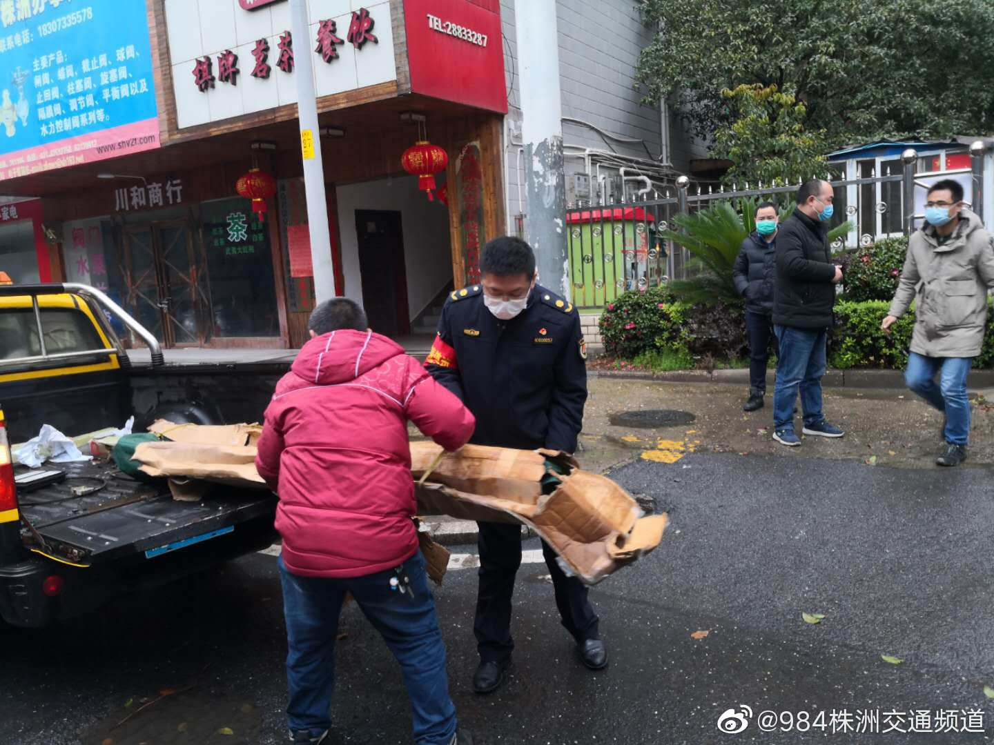 抗击寒潮大风天气 天元市政在行动
