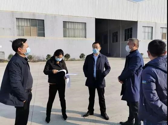 朱祥国深入茶元头街道调研指导规模工业企业复工复产