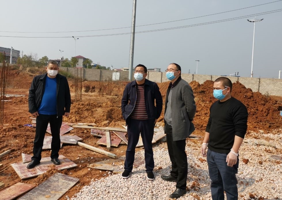 陈名洋到新滩镇街道指导督查企业复工复产工作