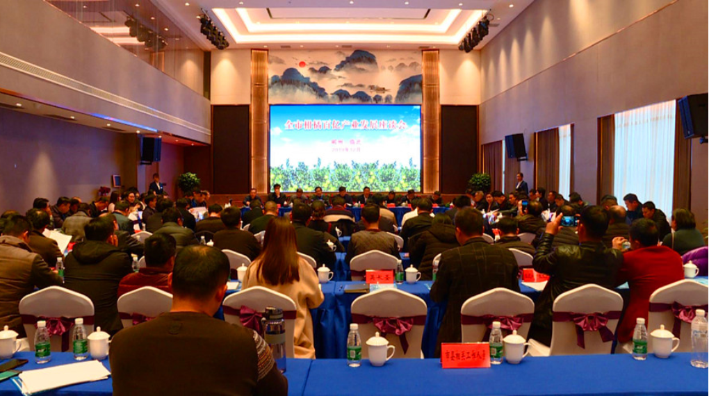 全市柑橘百亿产业发展座谈会在我县召开