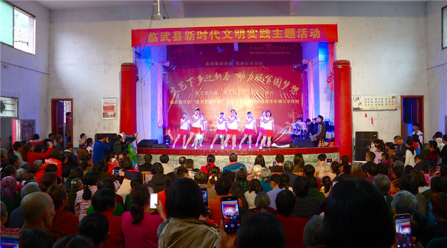 县文联文艺下乡巡演走进斗水坪村