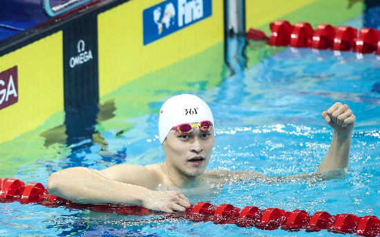 孙杨收获新年首冠 目标是东京奥运会最高领奖台