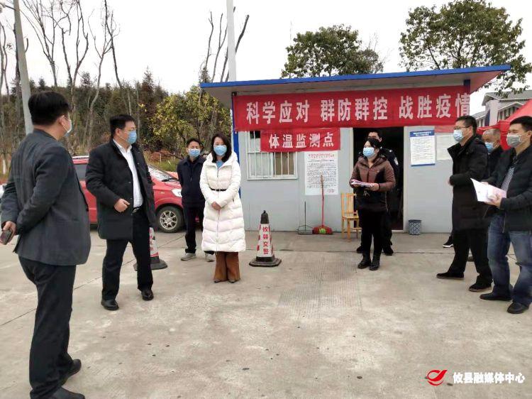 县领导深入执勤点检查督导疫情防控工作