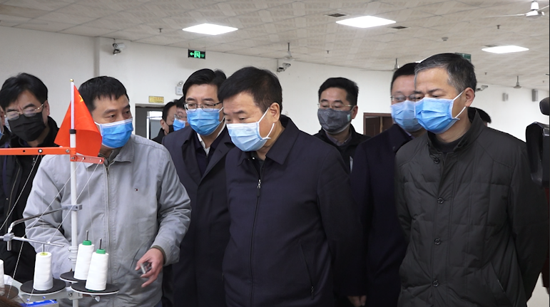 陈飞副省长来衡调研防疫物资生产企业