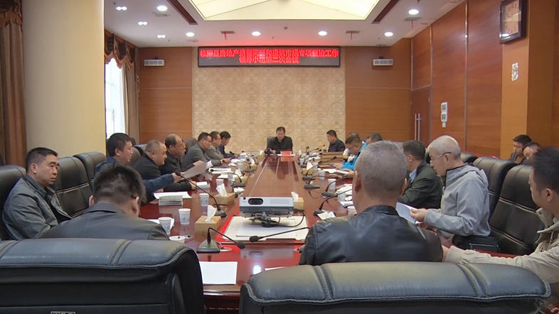 县房地产遗留问题和建筑市场专项整治工作领导小组第二次会议召开