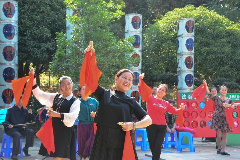 【文明实践在桂阳】居民公约曲中唱  文明新风扑面来