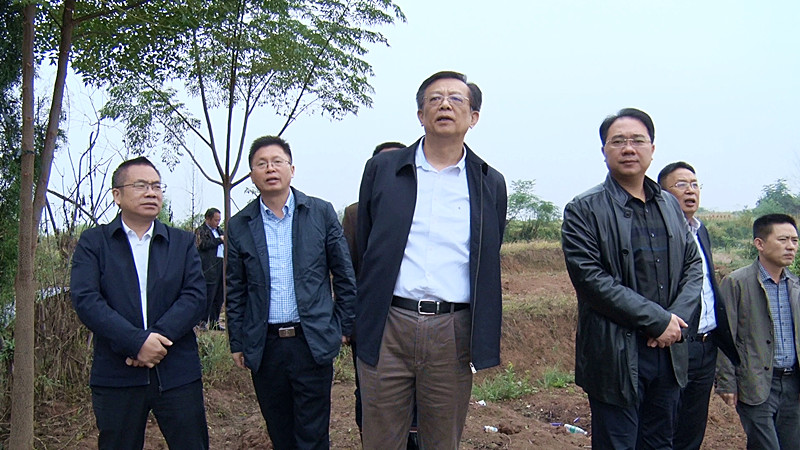 省水利厅来我县调研指导欧阳海库区“清四乱”专项整治工作