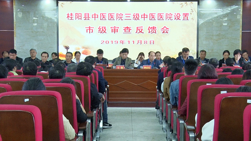 市卫健委评审县中医医院创建三级中医医院工作