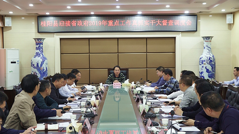 我县召开迎接省政府2019年重点工作真抓实干大督查调度会