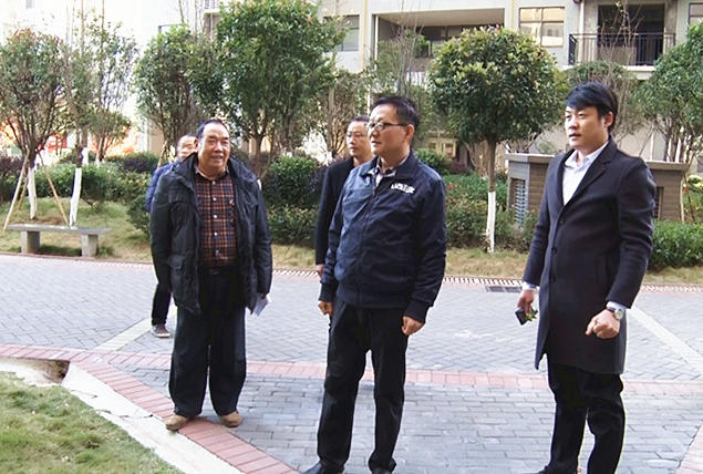 我县创建省级节水型单位(小区)迎来市考核组验收