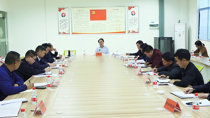 朱阳辉到家居智造产业园调度第二批开工项目前期筹备工作