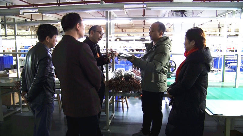 广元市昭化区来我县考察家居产业园区建设 