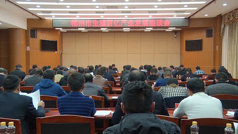 全市生猪百亿产业发展座谈会在我县召开