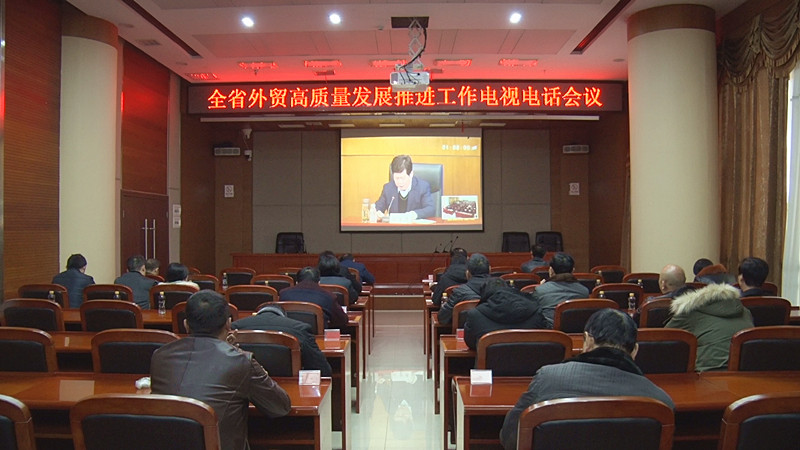 全省外贸高质量发展推进工作电视电话会议召开