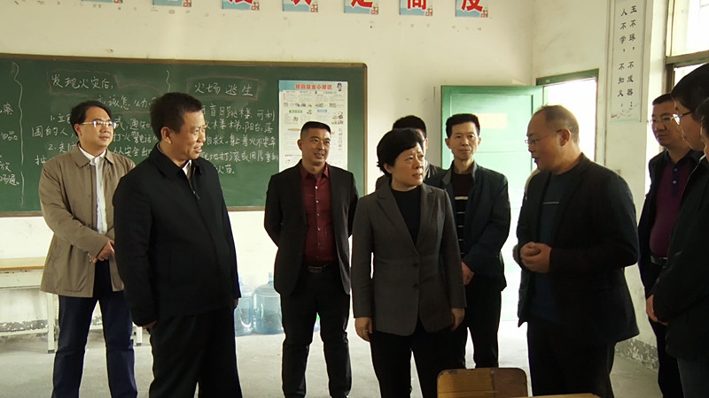 副省长吴桂英来我县调研教育工作