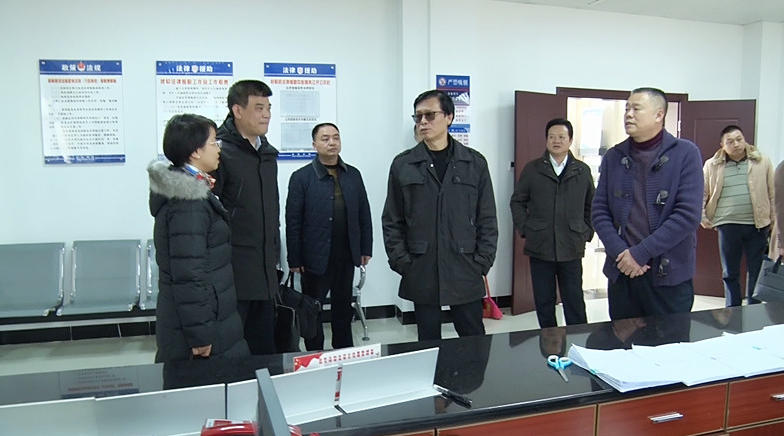 省司法厅副厅长张维杰来我县走访调研
