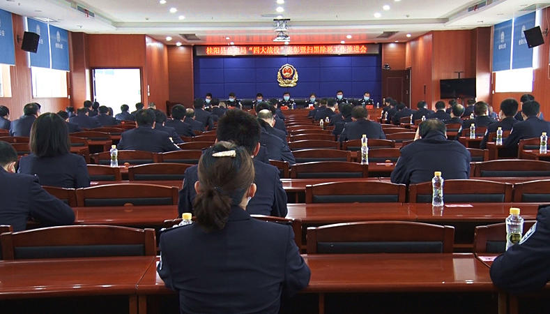 县公安局召开“四大战役”表彰暨扫黑除恶工作推进会