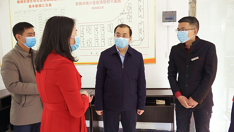 江波到我县调研疫情防控和复工复产工作