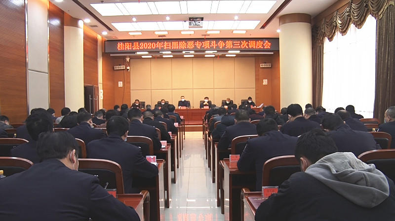 我县召开2020年扫黑除恶专项斗争第三次调度会