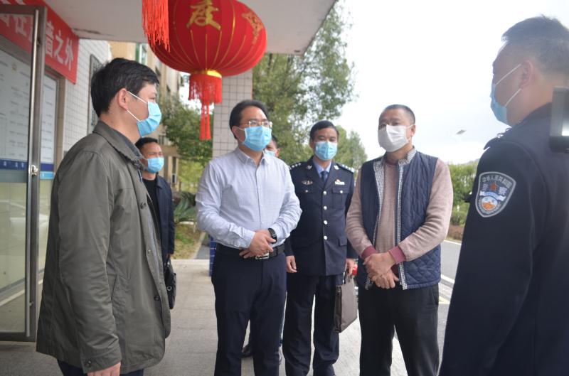 朱阳辉调研指导县看守所、戒毒所等地疫情防控工作