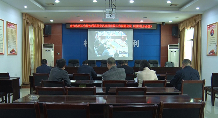 全市水利工作暨水利系统党风廉政建设工作视频会议召开