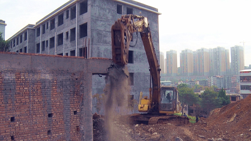 我县组织开展“违法建筑”专项整治行动