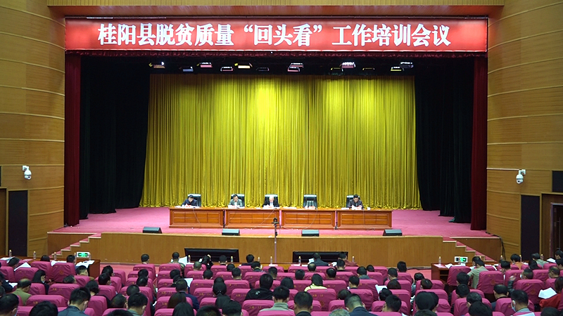 我县召开脱贫质量“回头看”工作培训会议