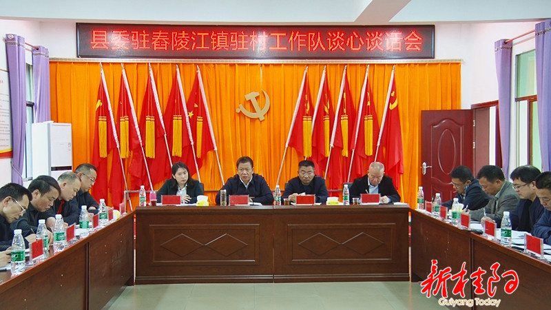 彭生智参加县委驻舂陵江镇驻村工作队谈心谈话会：紧扣“四按照、四全面”    高标准高质量决胜脱贫攻坚