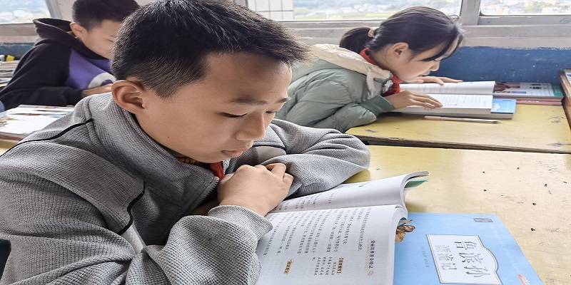 陈家河小学：让学生以书为伴 与笔为友