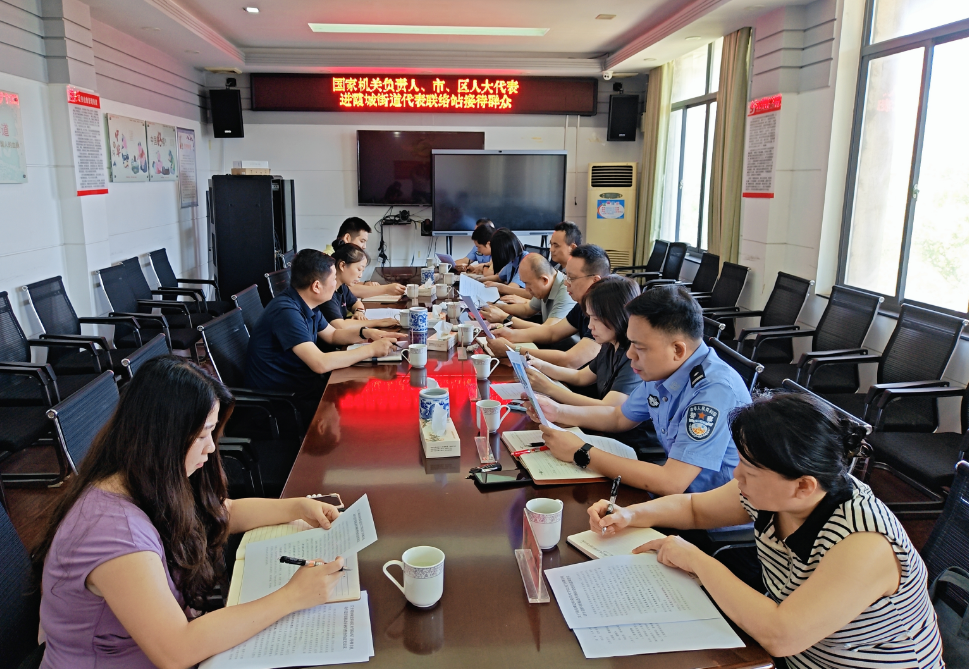 下沉基层听民声 精准解难护民安——霞城街道开展国家机关负责人进代表联络站联系群众活动