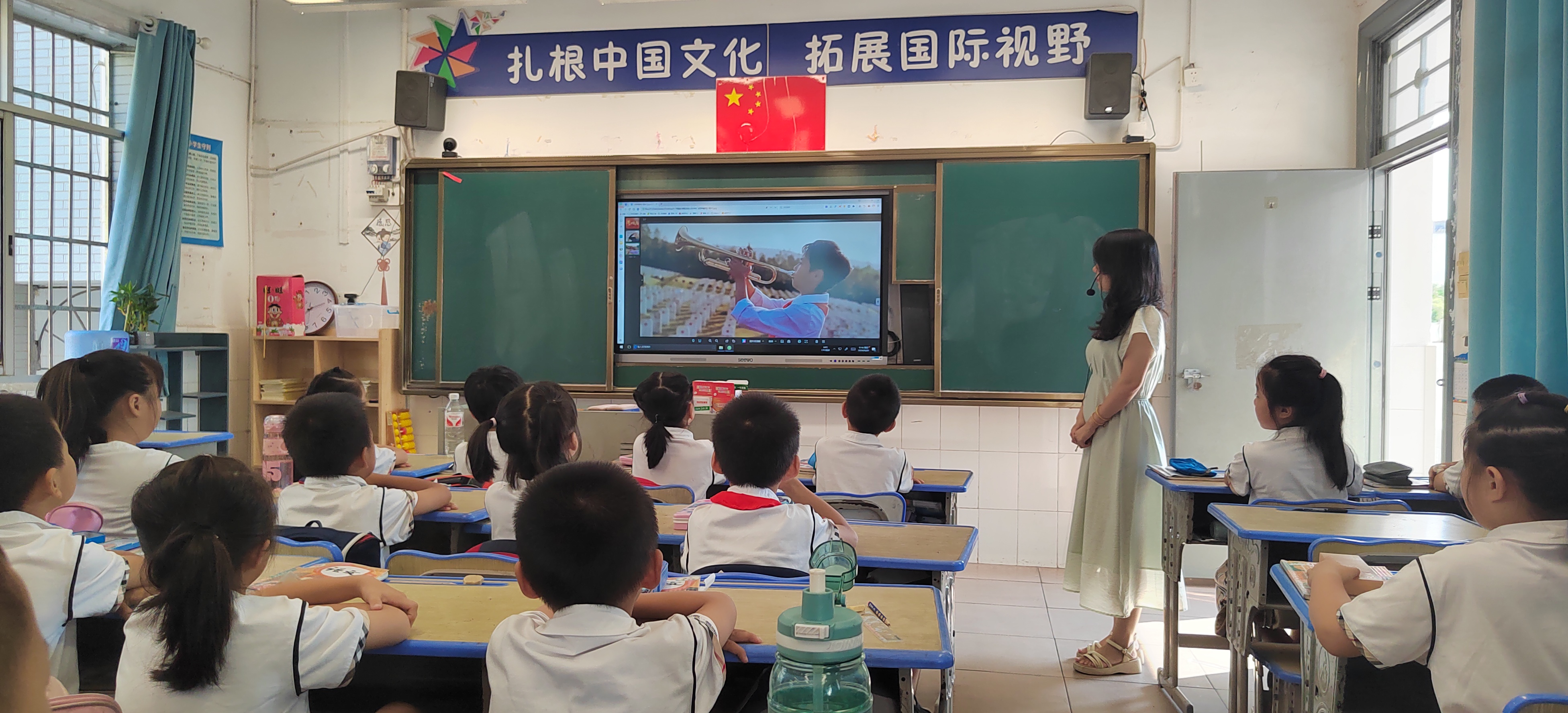 风车坪学校317班：传承红色基因，奏响嘹亮号声