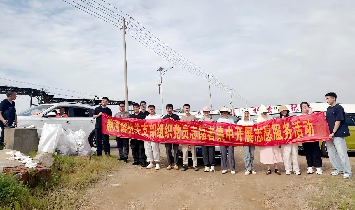 静河镇机关党支部开展主题党日活动