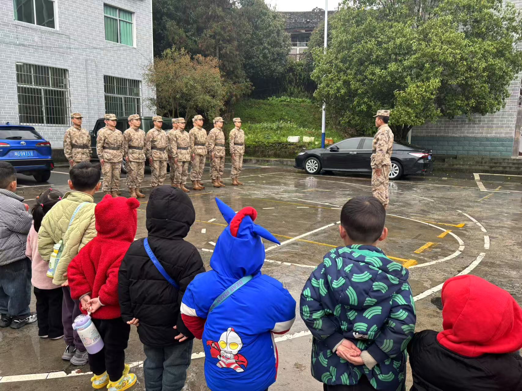 童行新兵班，梦绽卫国光——罗依溪训练基地参观活动