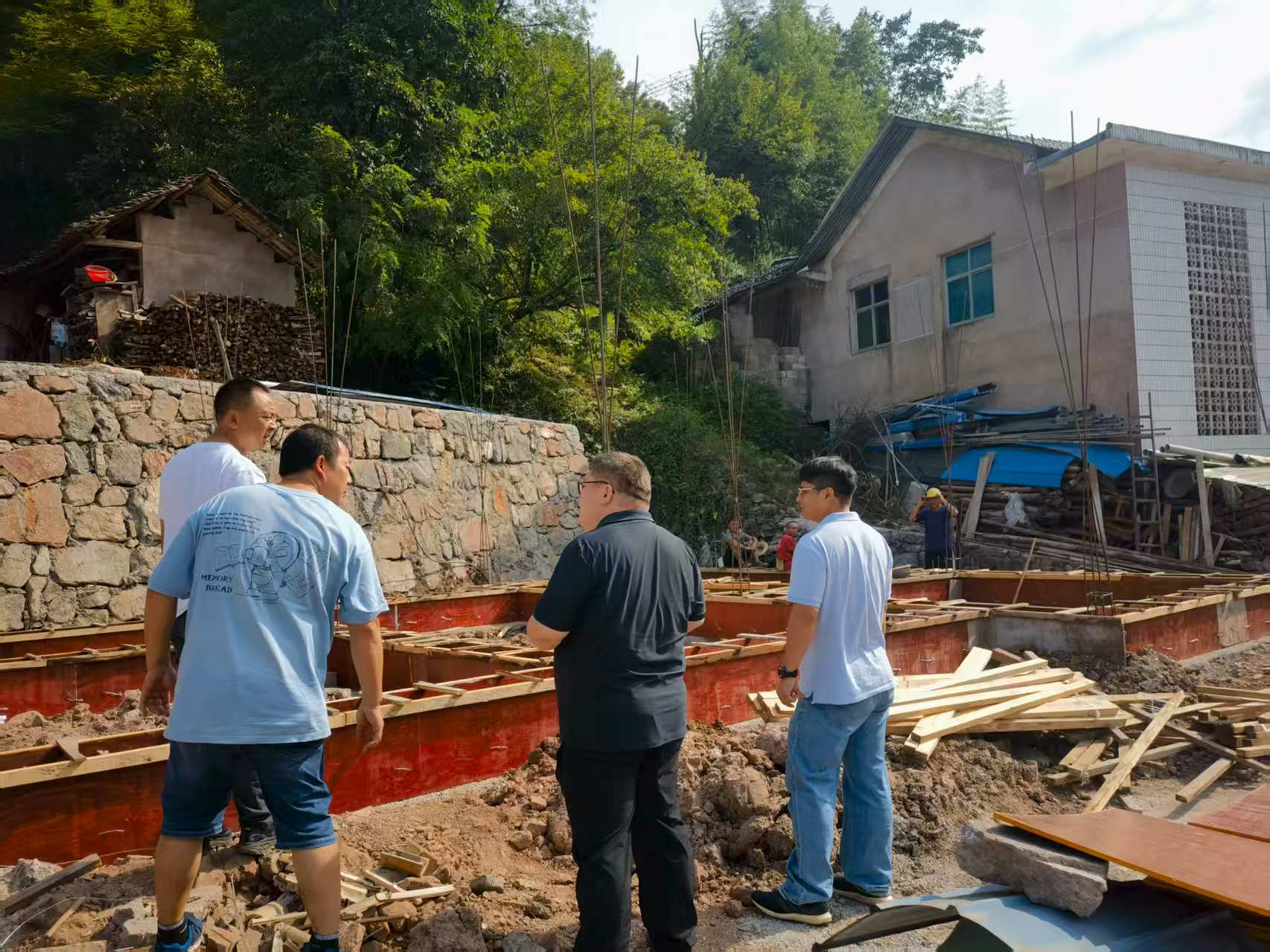 空壳树乡：群众主动拆违建 巡查劝导见实效 