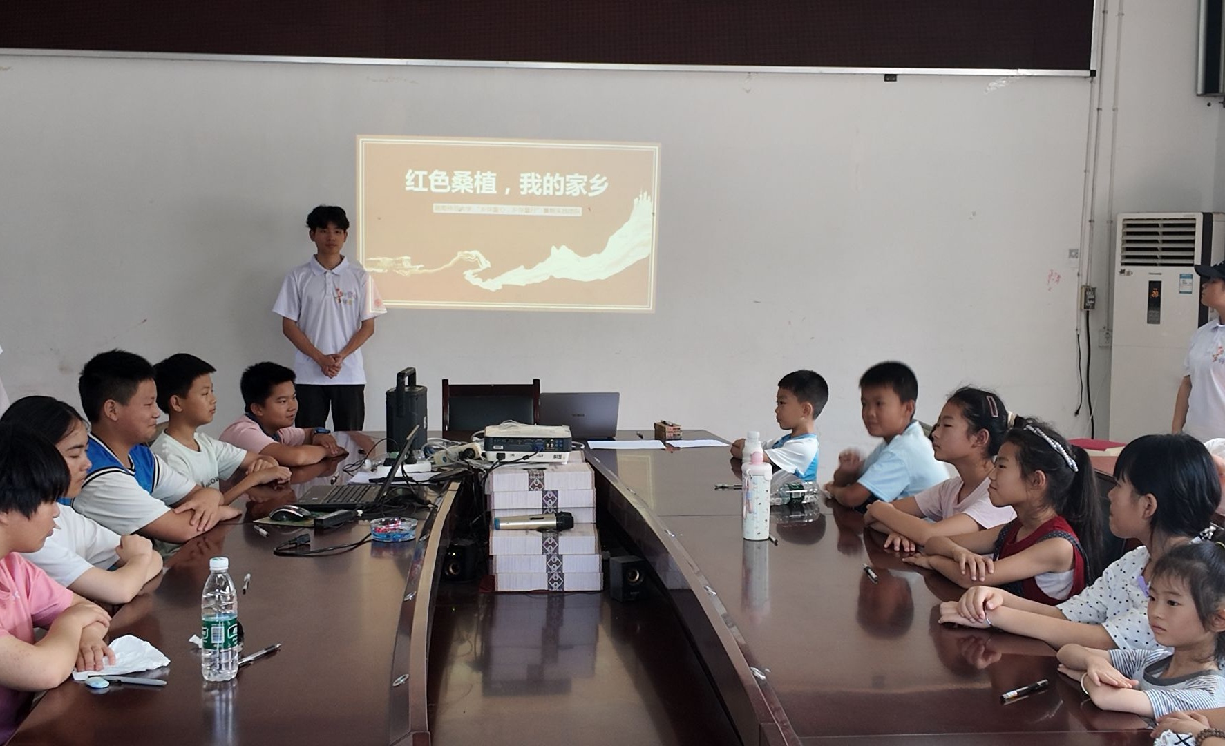 湖南师大医学部暑期实践团义教活动在空壳树乡开营