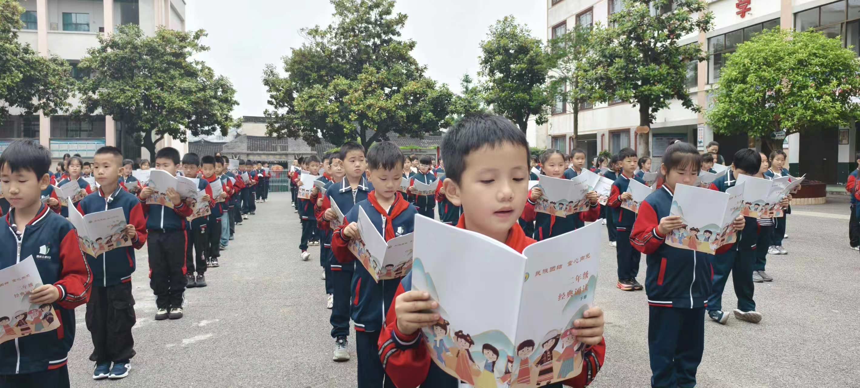 土桥小学：开展经典诵读展示活动