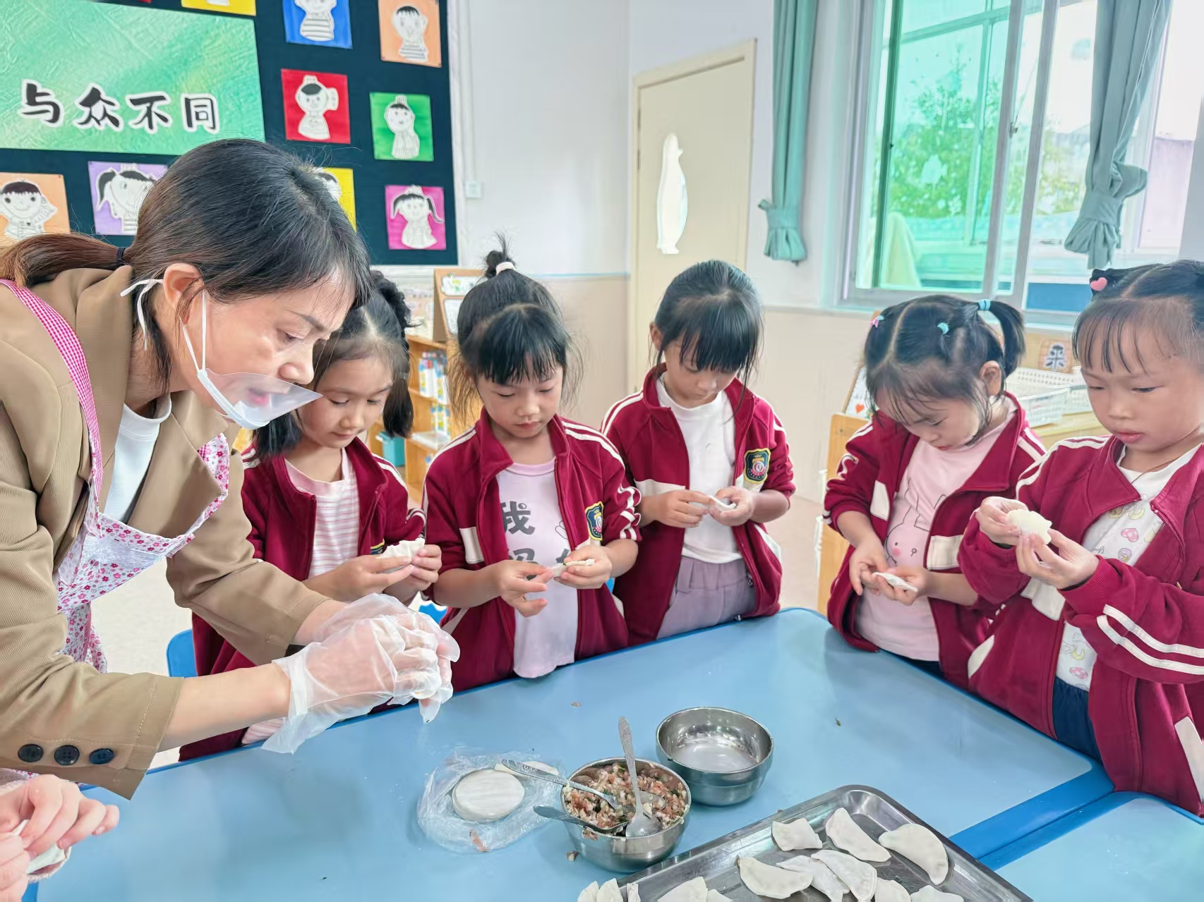 靖州三幼：开展立冬包饺子活动 传统文化浸润童心