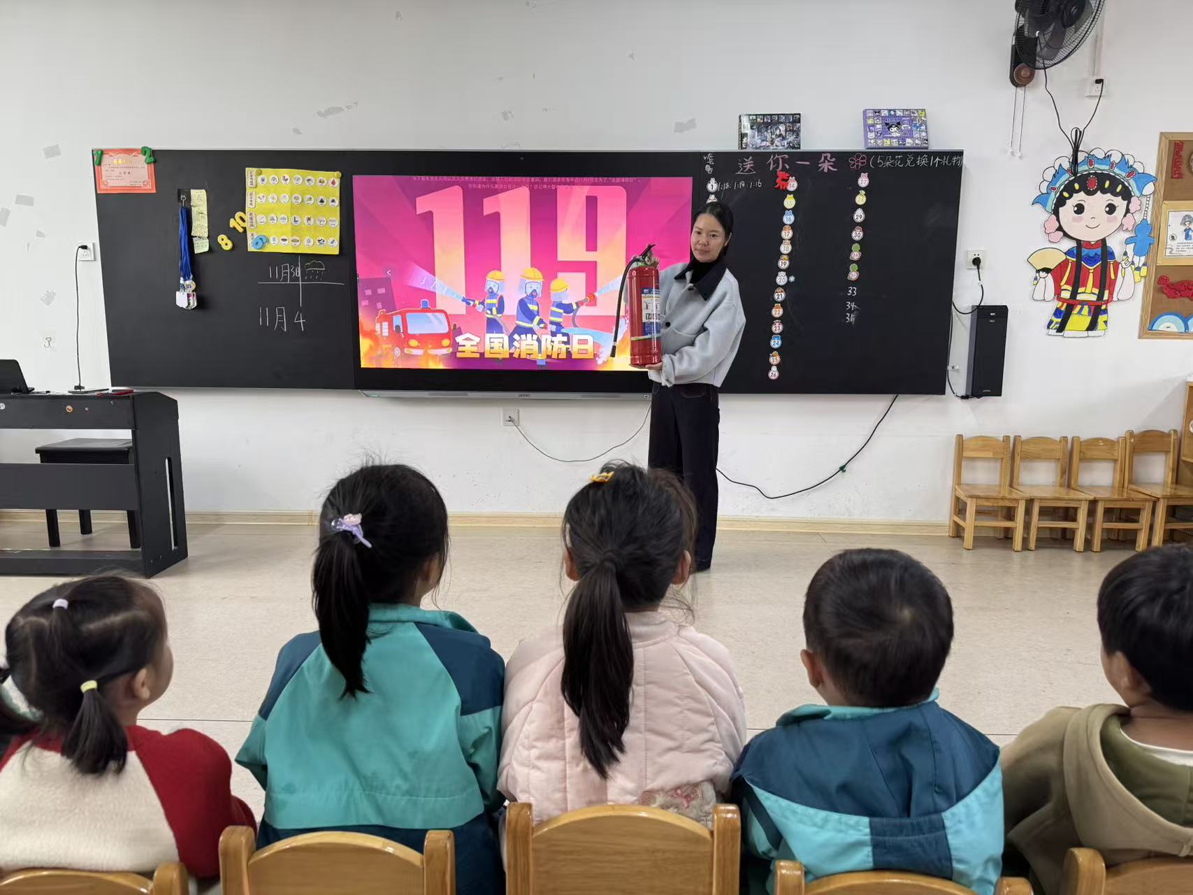 靖州：开展消防安全教育 为幼儿安全护航