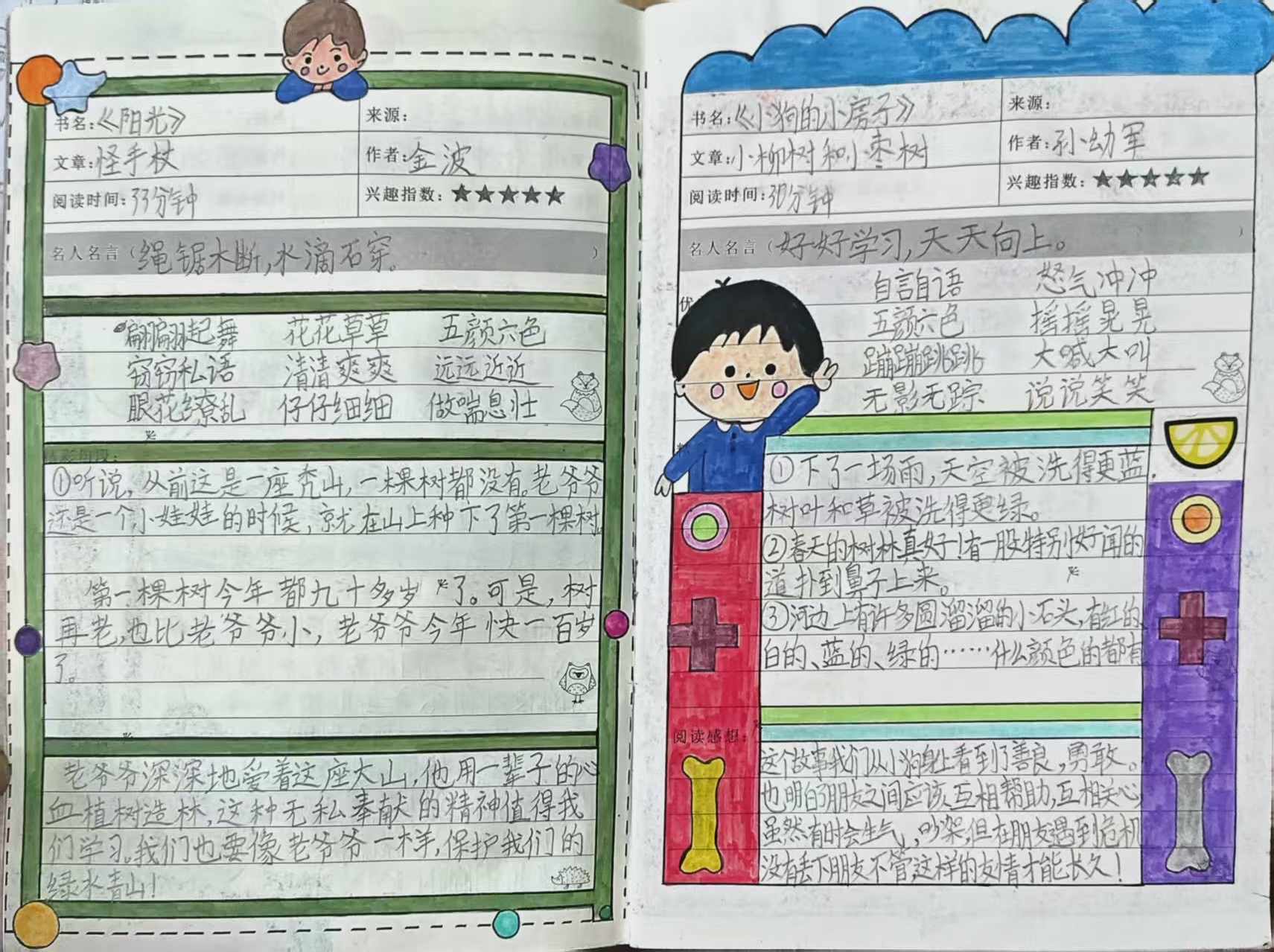 永兴县红旗实验小学开展“读好书、写好字·讲好故事”寒假主题活动评比