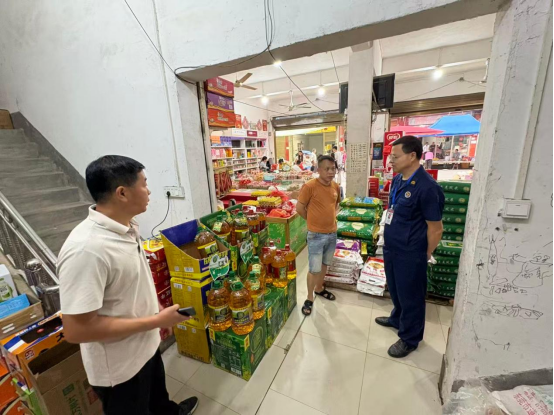 毛俊镇联合县消防大队开展“下店上宅”消防安全专项整治行动