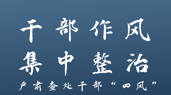 干部作风集中整治