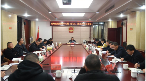 双峰法院组织学习习近平法治思想