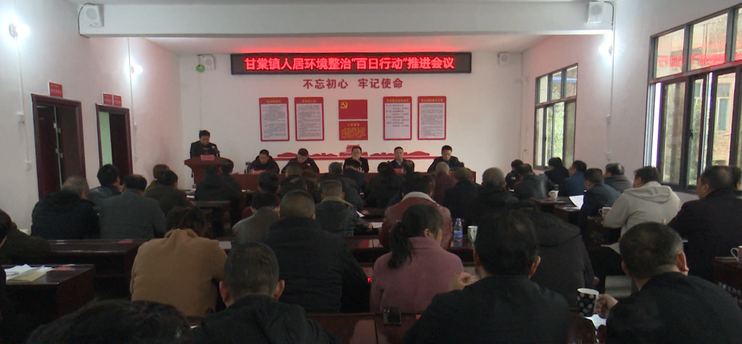 甘棠镇召开村级综合服务平台建设督战暨当前工作推进现场会