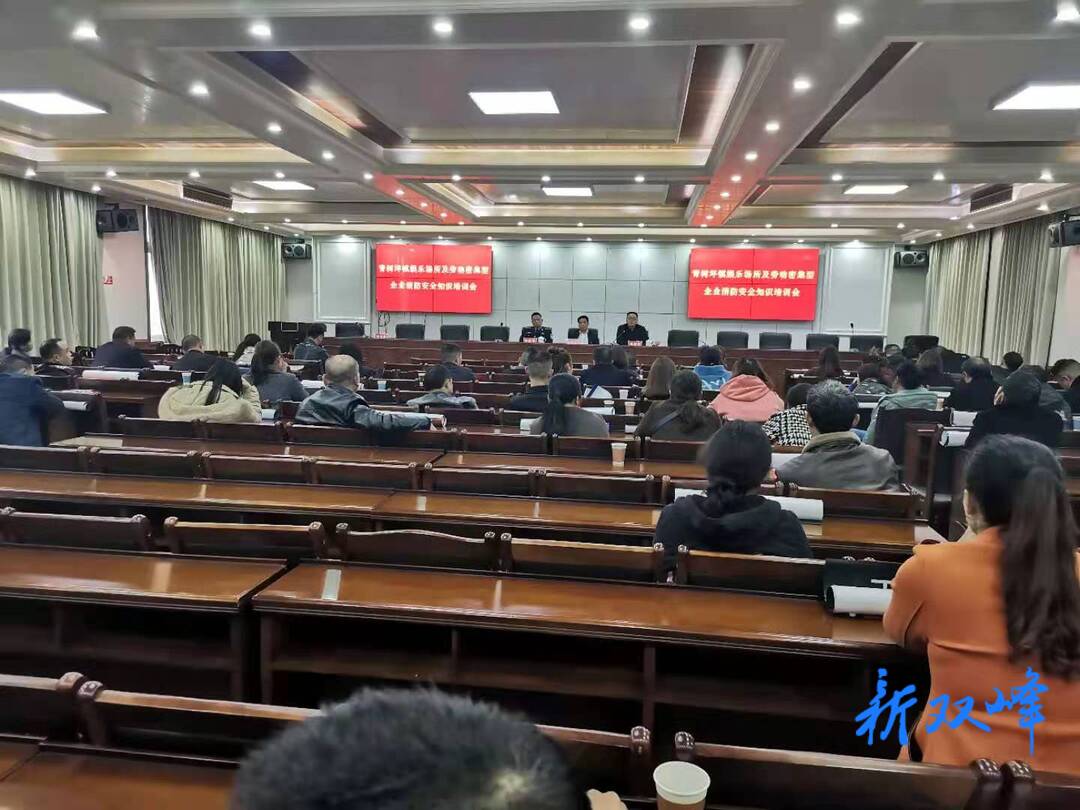 青树坪镇举办公共娱乐场所和劳动密集型企业禁毒消防安全培训
