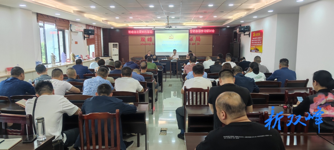 县发改局举行党史学习教育“学史崇德”学习研讨会