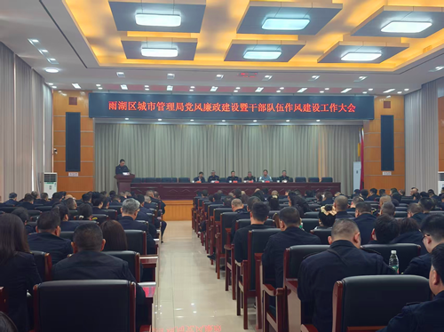 雨湖区城市管理局召开党风廉政建设暨干部队伍作风建设工作大会