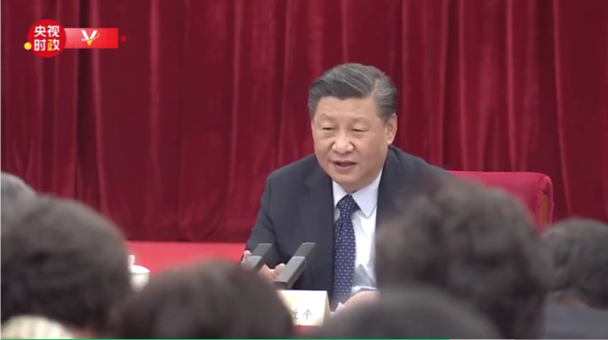 习近平看望全国政协委员