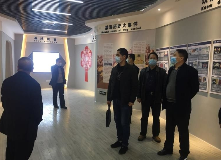 市禁毒办督导组对我区禁毒工作进行督导检查